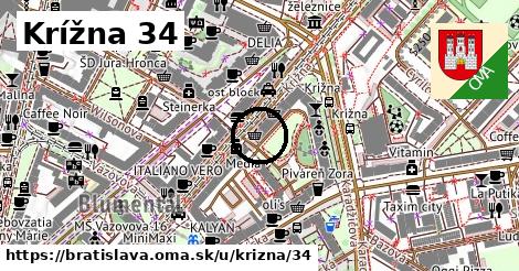 Krížna 34, Bratislava