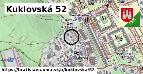 Kuklovská 52, Bratislava