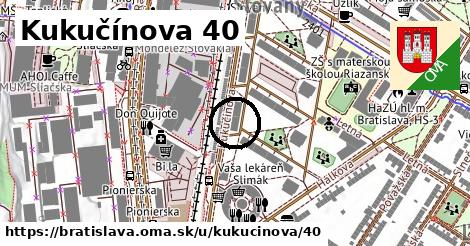 Kukučínova 40, Bratislava