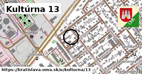 Kultúrna 13, Bratislava