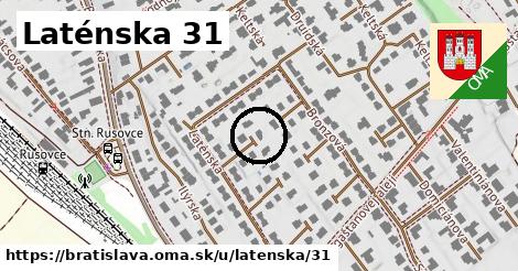 Laténska 31, Bratislava