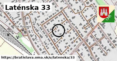 Laténska 33, Bratislava