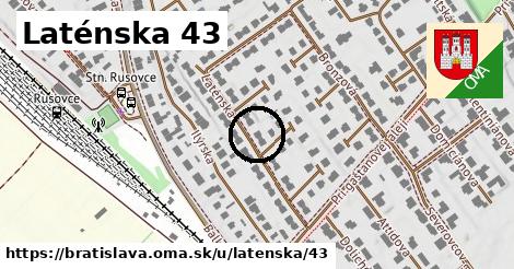 Laténska 43, Bratislava