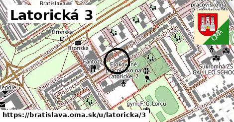 Latorická 3, Bratislava