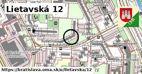 Lietavská 12, Bratislava