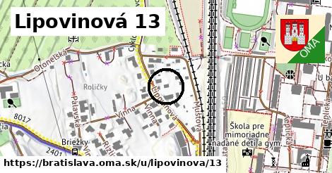 Lipovinová 13, Bratislava