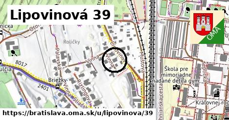 Lipovinová 39, Bratislava