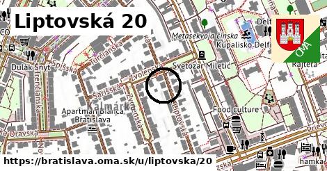 Liptovská 20, Bratislava