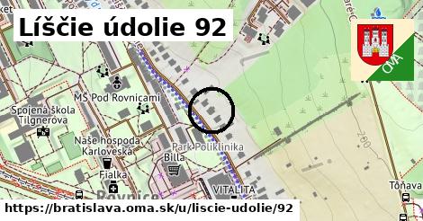 Líščie údolie 92, Bratislava