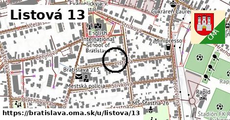 Listová 13, Bratislava