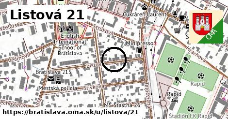 Listová 21, Bratislava