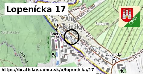Lopenícka 17, Bratislava