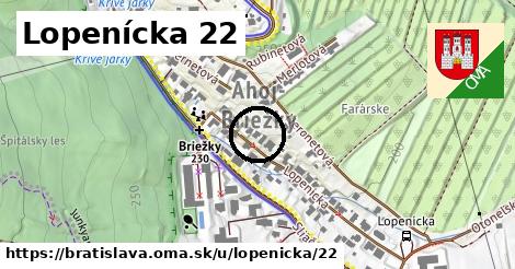 Lopenícka 22, Bratislava