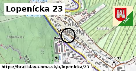 Lopenícka 23, Bratislava