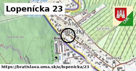 Lopenícka 23, Bratislava