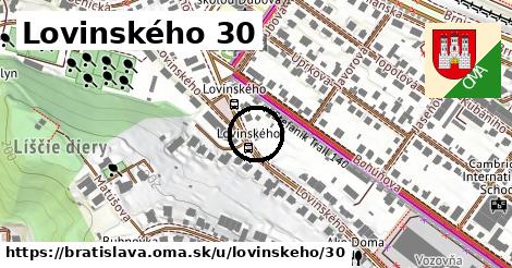 Lovinského 30, Bratislava