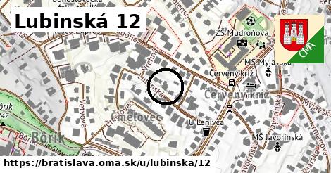 Lubinská 12, Bratislava