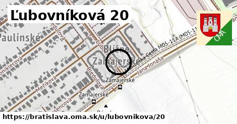 Ľubovníková 20, Bratislava