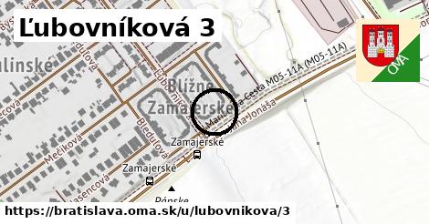 Ľubovníková 3, Bratislava