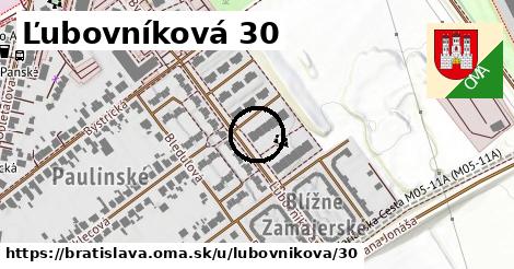 Ľubovníková 30, Bratislava
