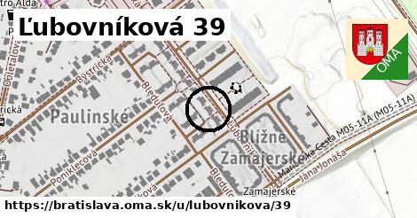 Ľubovníková 39, Bratislava