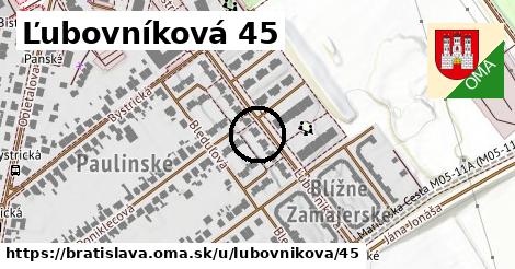 Ľubovníková 45, Bratislava
