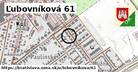 Ľubovníková 61, Bratislava