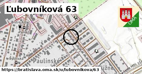 Ľubovníková 63, Bratislava