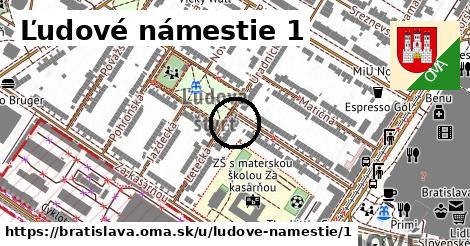 Ľudové námestie 1, Bratislava