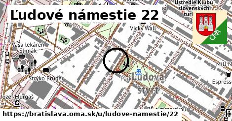 Ľudové námestie 22, Bratislava