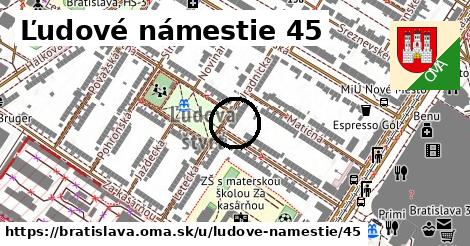 Ľudové námestie 45, Bratislava