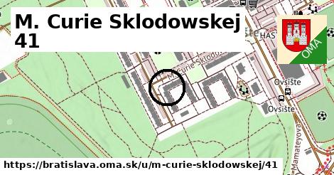 M. Curie Sklodowskej 41, Bratislava