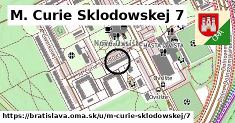 M. Curie Sklodowskej 7, Bratislava