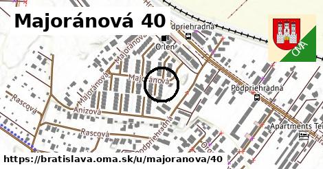 Majoránová 40, Bratislava