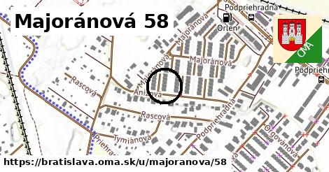 Majoránová 58, Bratislava