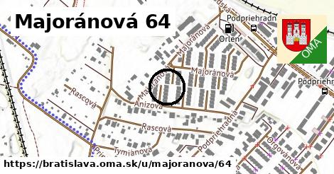 Majoránová 64, Bratislava