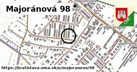 Majoránová 98, Bratislava