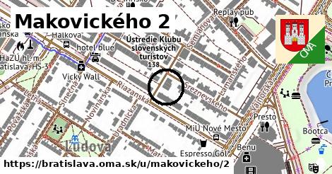 Makovického 2, Bratislava