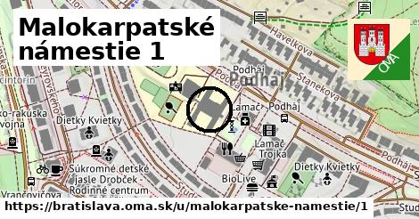 Malokarpatské námestie 1, Bratislava
