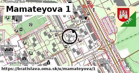 Mamateyova 1, Bratislava