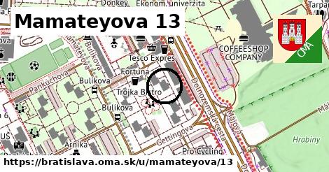 Mamateyova 13, Bratislava