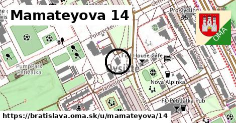 Mamateyova 14, Bratislava