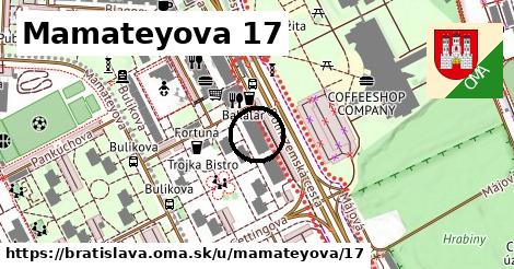 Mamateyova 17, Bratislava