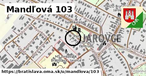 Mandľová 103, Bratislava