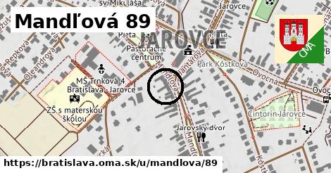 Mandľová 89, Bratislava