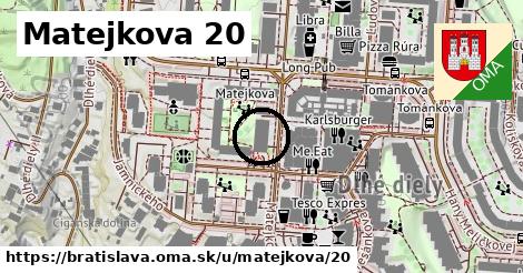 Matejkova 20, Bratislava