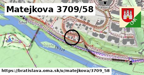 Matejkova 3709/58, Bratislava