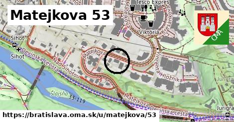 Matejkova 53, Bratislava