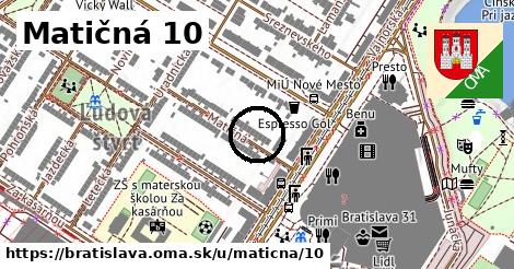 Matičná 10, Bratislava