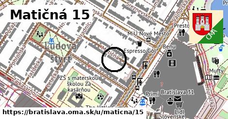 Matičná 15, Bratislava